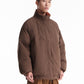 New Plaid Stand-up Collar Thermal Ancient Two-sided Wear Down Jacket Men