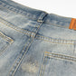 Punk Street Fashion Paint Splash Loose Distressed Beggar Straight-leg Trousers Men And Women