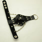 Skull rivet belt watch