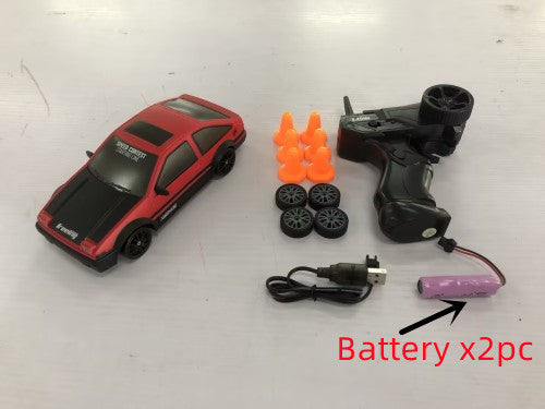 2,4G Drift Rc Car 4WD RC Drift Car Toy Control remoto GTR modelo AE86 vehículo RC coche de carreras juguete para niños regalos de navidad