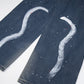 Painting Splash Ink Do The Old Cowboy Straight-leg Pants Men