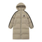 Long Below The Knee Hooded Cotton Jacket Male