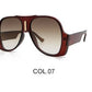 Retro Avant-garde Men And Women Fashion Big Frame Sunglasses