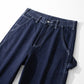 Men's Multi-pocket Striped Outdoor Primary Color Jeans