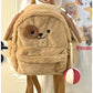 Cartoon Plush Puppy Backpack