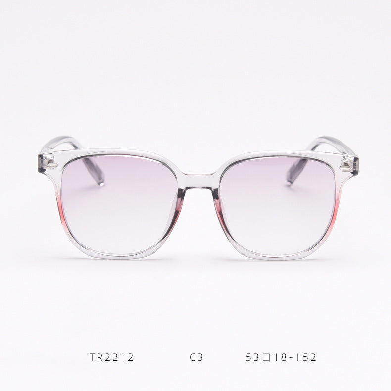 STreet Shot Men And Women Without Makeup Large Frame Sunglasses