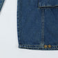 Gradient Tie-dye Denim Cargo Pants Trousers Men's Clothing