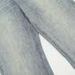 Wash Water Denim Wide-leg Straight Trousers Vintage Worn