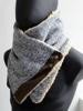 Winter Warm Woolen Plush Print Mens Scarf