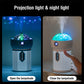 New Projection Night Light Air Humidifier Aroma Diffuser USB Rechargeable Essential Oil Diffusers Moisturizing Spray Steam Maker