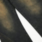 European And American Bootleg Pants Men's Design Niche Split Stitching Loose-fitting Wide-leg Trousers