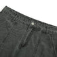 Punk Distressed Washed Denim Overalls Men's Retro