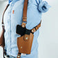 Model Tactical Chest Bag Pistol Bag Hidden Underarm Outdoor Cowhide Holster Rock Quick Pull Holster