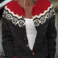 Winter Cardigan Coat Single-breasted Totem Warm Sweater