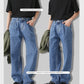 Simple Retro Casual Jeans Irregular