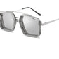 Vintage Steampunk Sunglasses Metal Hollow-out For Men