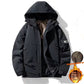 Plus Size Cotton Coat Men's Winter New Hooded Padded Cotton Coat Korean Style