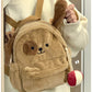 Cartoon Plush Puppy Backpack