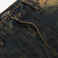 European And American Bootleg Pants Men's Design Niche Split Stitching Loose-fitting Wide-leg Trousers