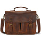 Retro Men's Briefcase Crazy Horse Leather