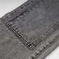 Heavy Industry Washed And Worn Denim Cargo Pants Retro Loose Wide Leg Straight Mop Trousers