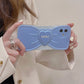 Cherry Lattice Silicone Phone Case Ring Buckle Holder