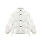 Basic Horn Button Of Trend Down Jacket