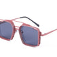 Vintage Steampunk Sunglasses Metal Hollow-out For Men