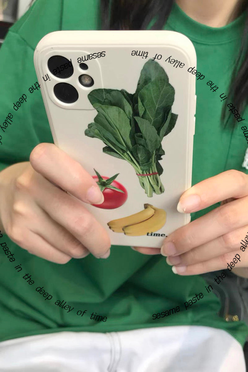 Spinach, Tomato, Yellow Peach Anti Drop Phone Case