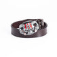 Fashion Simple Skull Shape Leather Belt