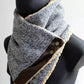 Winter Warm Woolen Plush Print Mens Scarf