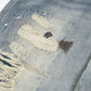 Punk Street Fashion Paint Splash Loose Distressed Beggar Straight-leg Trousers Men And Women