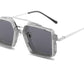 Vintage Steampunk Sunglasses Metal Hollow-out For Men