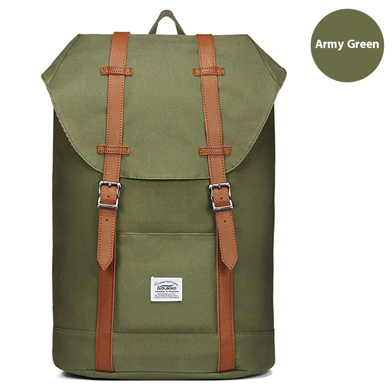 Outdoor Backpack Oxford Linen Men's And Women's College Students Bag Travel Mountaineering Bag Backpack