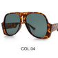 Retro Avant-garde Men And Women Fashion Big Frame Sunglasses