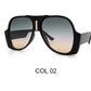 Retro Avant-garde Men And Women Fashion Big Frame Sunglasses