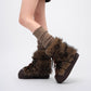 Thick Bottom Increased Fur Short Snow Boots Shoes