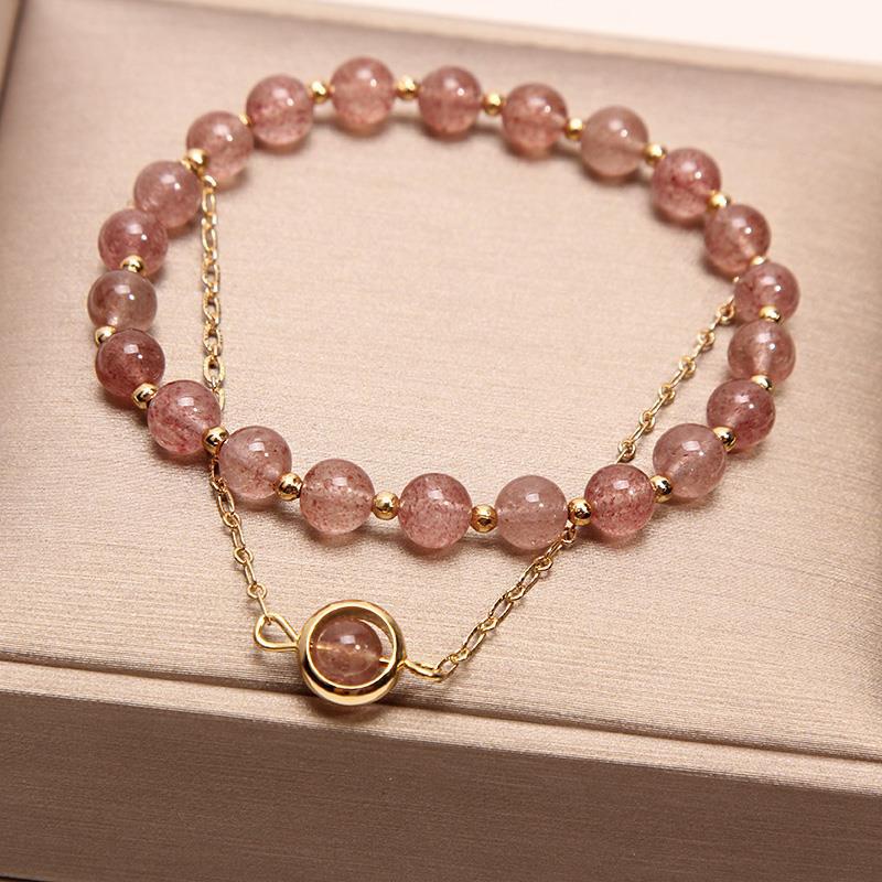 Pulsera de perlas naturales de agua dulce para mujer