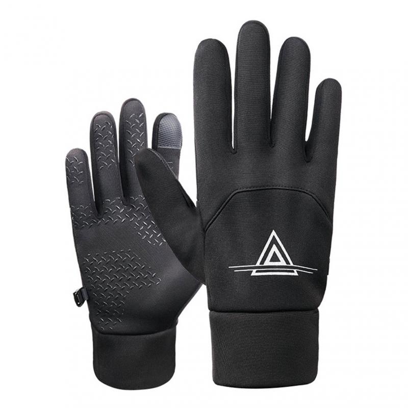 Guantes de montar cálidos de invierno más guantes de lana para pantalla táctil