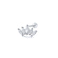 Fashion Diamond Threaded Ear Piercing Women