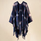 Gradual Grid Fashionable Shawl For Women