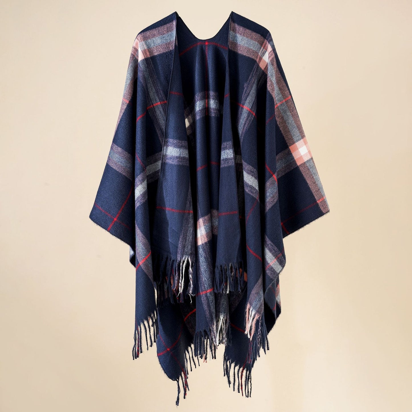 Gradual Grid Fashionable Shawl For Women