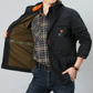 Spring thin Jacket jacket Men's casual outdoor waterproof breathable long hooded stand collar Jackets men 086