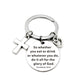 Christian Bible Scripture Pendant Cross Heart Charms Keychain