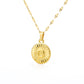 English Alphabet Disc Necklace Women And Men