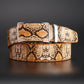 Fashion Vintage Men's Automatic Buckle Leather Belt