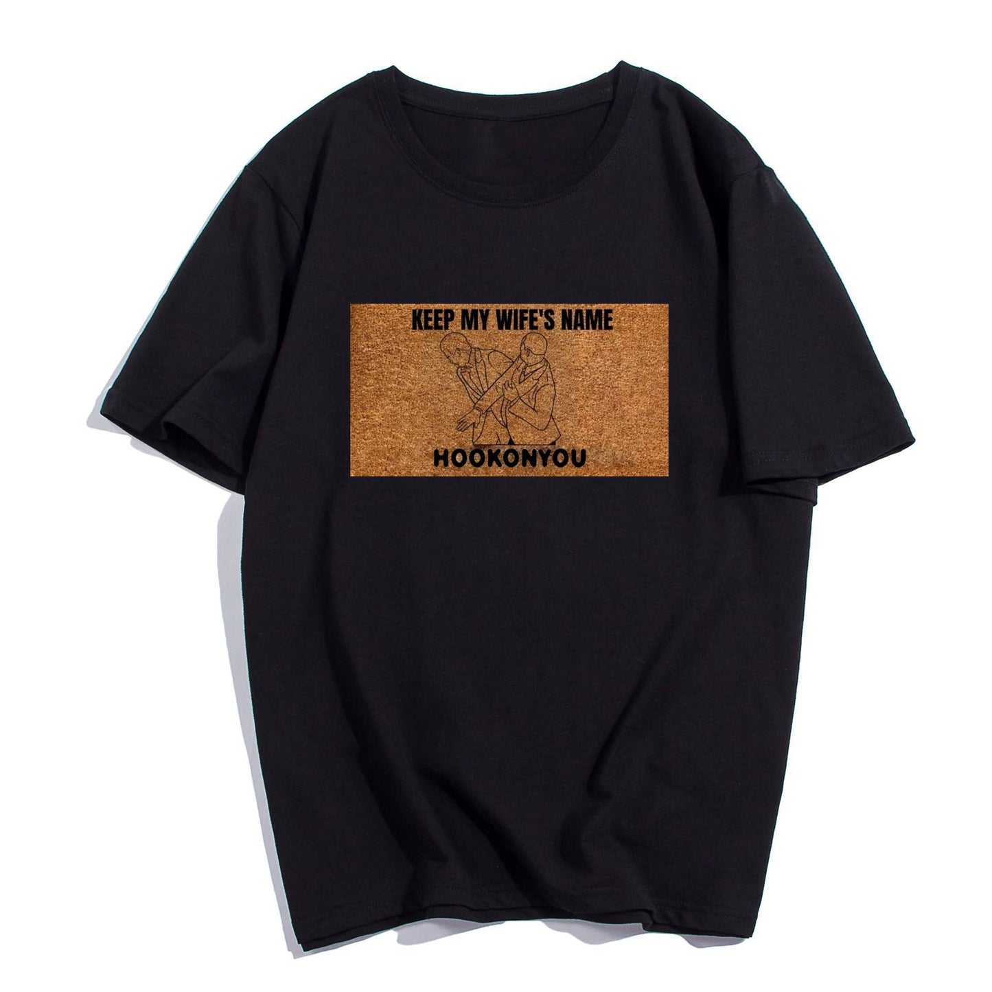 Men And Women's Fashion Casual Print Short-sleeved T-shirt