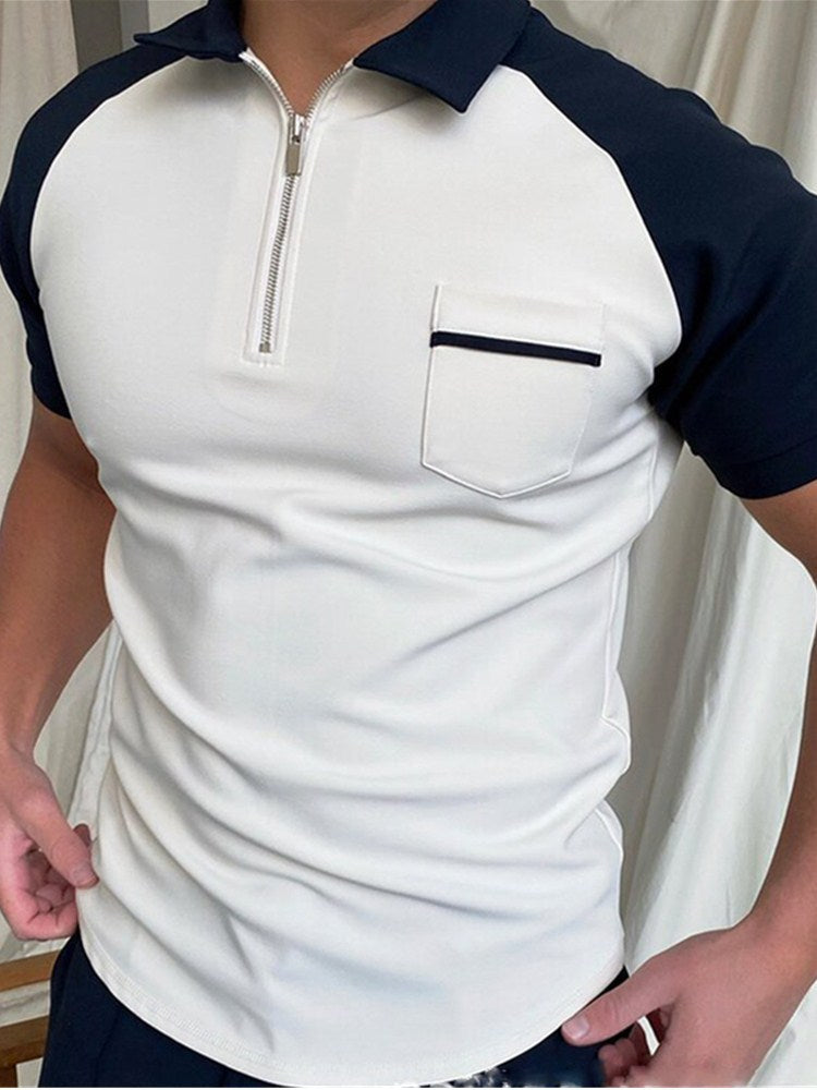 Men's Polo Shirt Men Solid Polo Shirts Brand Men Short-Sleeved Shirt Summer T-Shirt Man Clothing