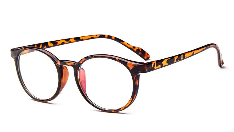 Optical Glasses Frame Eyeglasses With Clear Lens Glass Men Women Vintage Round Clear Transparent Women's Fake Glasses Frames
