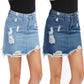 Denim skirt skirt